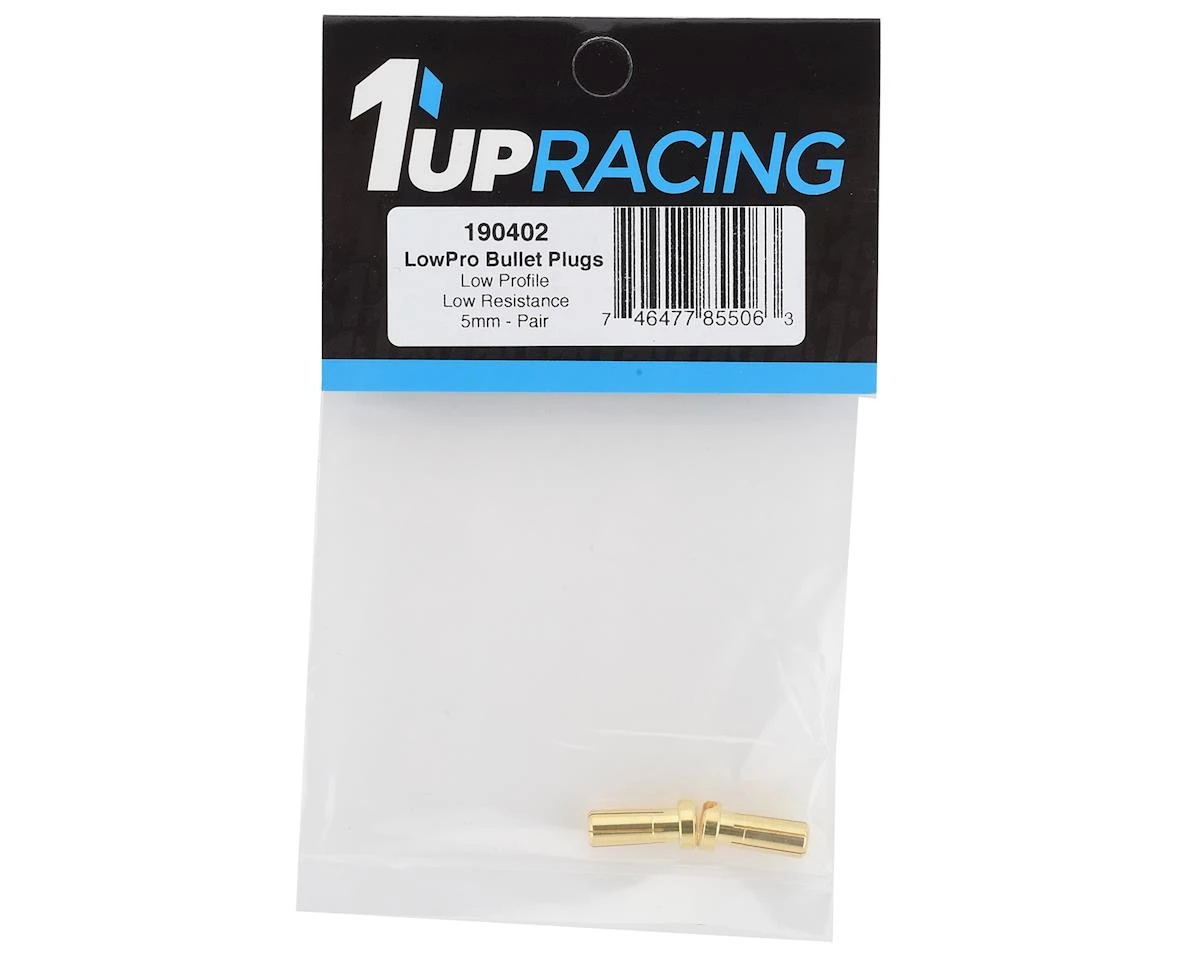 1UP Racing 5mm LowPro Bullet Plugs (2) 2 1UP Racing 5mm LowPro Bullet Plugs (2) - Image 2