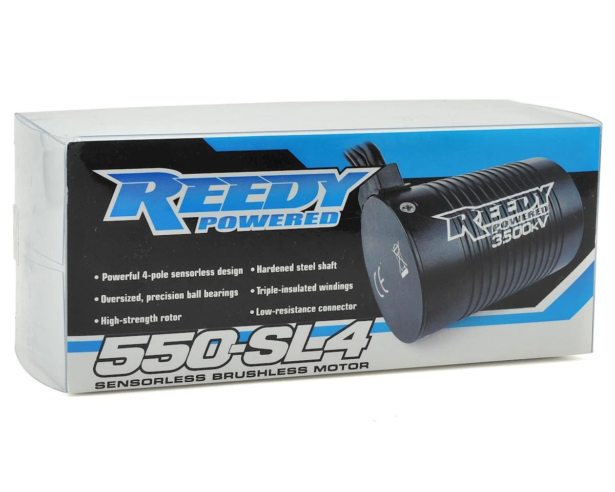 Team Associated 550-SL4 Sensorless 4-Pole Brushless Motor (3500kV) 2 Team Associated 550-SL4 Sensorless 4-Pole Brushless Motor (3500kV) - Image 2