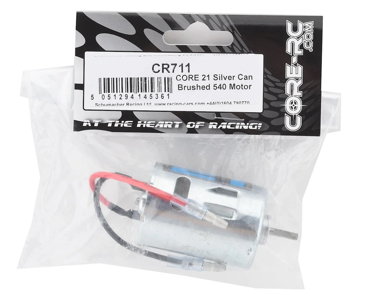 Core RC 540 Silver Can Brushed Motor (21T) 2 Core RC 540 Silver Can Brushed Motor (21T) - Image 2