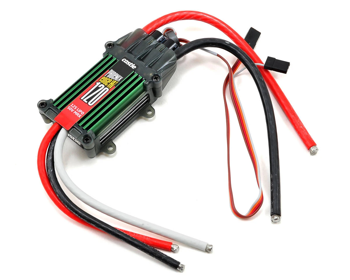 Castle Creations Phoenix Edge 120HV 50V 120-Amp ESC 1 Castle Creations Phoenix Edge 120HV 50V 120-Amp ESC