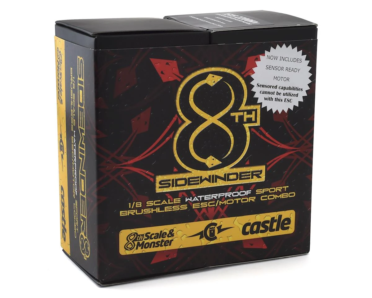 Castle Creations "Sidewinder 8th" 1/8 Scale Brushless Car Package (2200kV) 4 Castle Creations "Sidewinder 8th" 1/8 Scale Brushless Car Package (2200kV) - Image 4