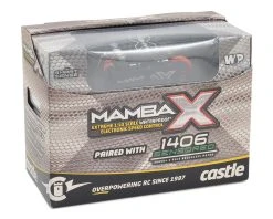 Castle Creations Mamba X 1/10 Brushless Combo W/1406 Sensored Motor (4600kV) -Furitek shop cse010 0155 01 3