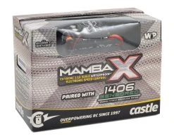 Castle Creations Mamba X 1/10 Brushless Combo W/1406 Sensored Motor (6900kV) -Furitek shop cse010 0155 03 3