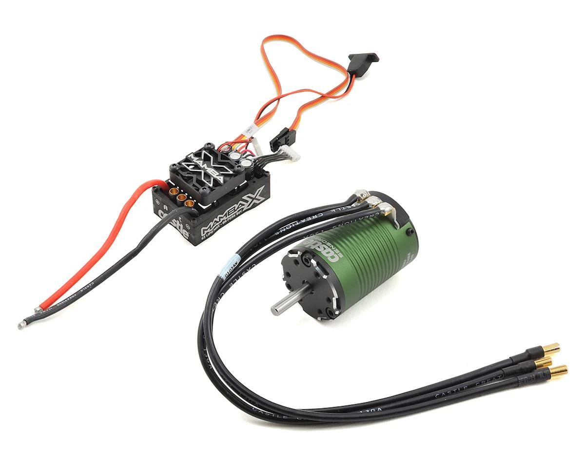 Castle Creations Mamba X SCT 1/10 Brushless Combo W/1410 Sensored Motor (5mm Shaft, 3800kV) 1 Castle Creations Mamba X SCT 1/10 Brushless Combo W/1410 Sensored Motor (5mm Shaft, 3800kV)