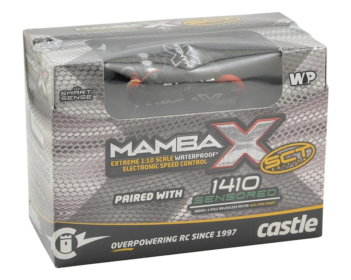 Castle Creations Mamba X SCT 1/10 Brushless Combo W/1410 Sensored Motor (5mm Shaft, 3800kV) 4 Castle Creations Mamba X SCT 1/10 Brushless Combo W/1410 Sensored Motor (5mm Shaft, 3800kV) - Image 4