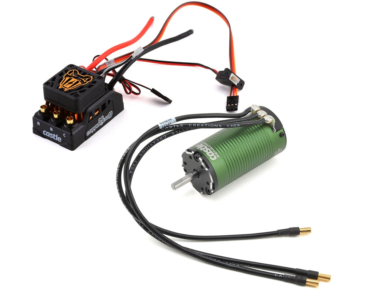 Castle Creations Pperhead 10 Waterproof 1/10 Sensored Combo W/1415 (2400Kv) (5mm Shaft) (Monster Truck Edition) 1 Castle Creations Pperhead 10 Waterproof 1/10 Sensored Combo W/1415 (2400Kv) (5mm Shaft) (Monster Truck Edition)