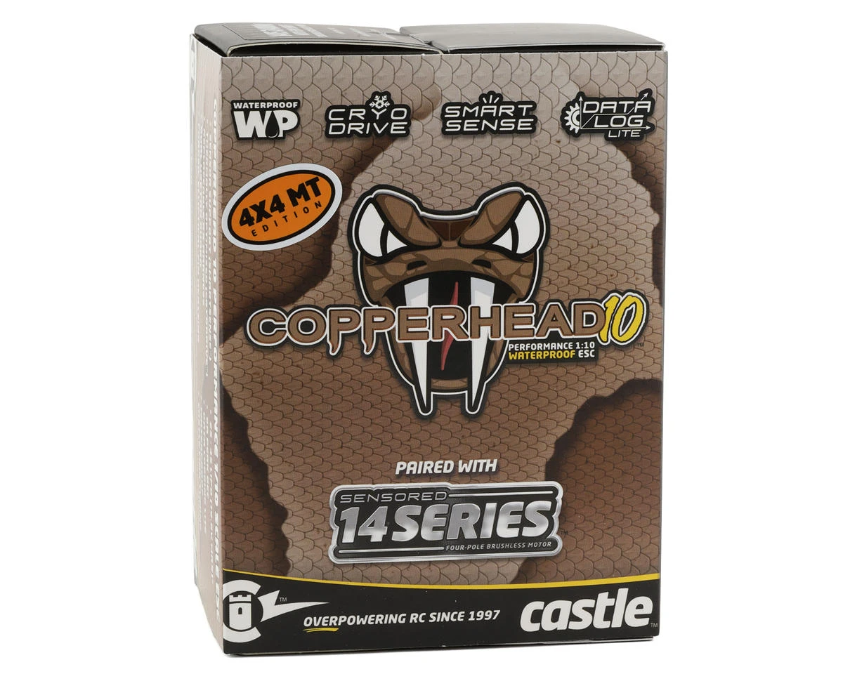 Castle Creations Pperhead 10 Waterproof 1/10 Sensored Combo W/1415 (2400Kv) (5mm Shaft) (Monster Truck Edition) 4 Castle Creations Pperhead 10 Waterproof 1/10 Sensored Combo W/1415 (2400Kv) (5mm Shaft) (Monster Truck Edition) - Image 4