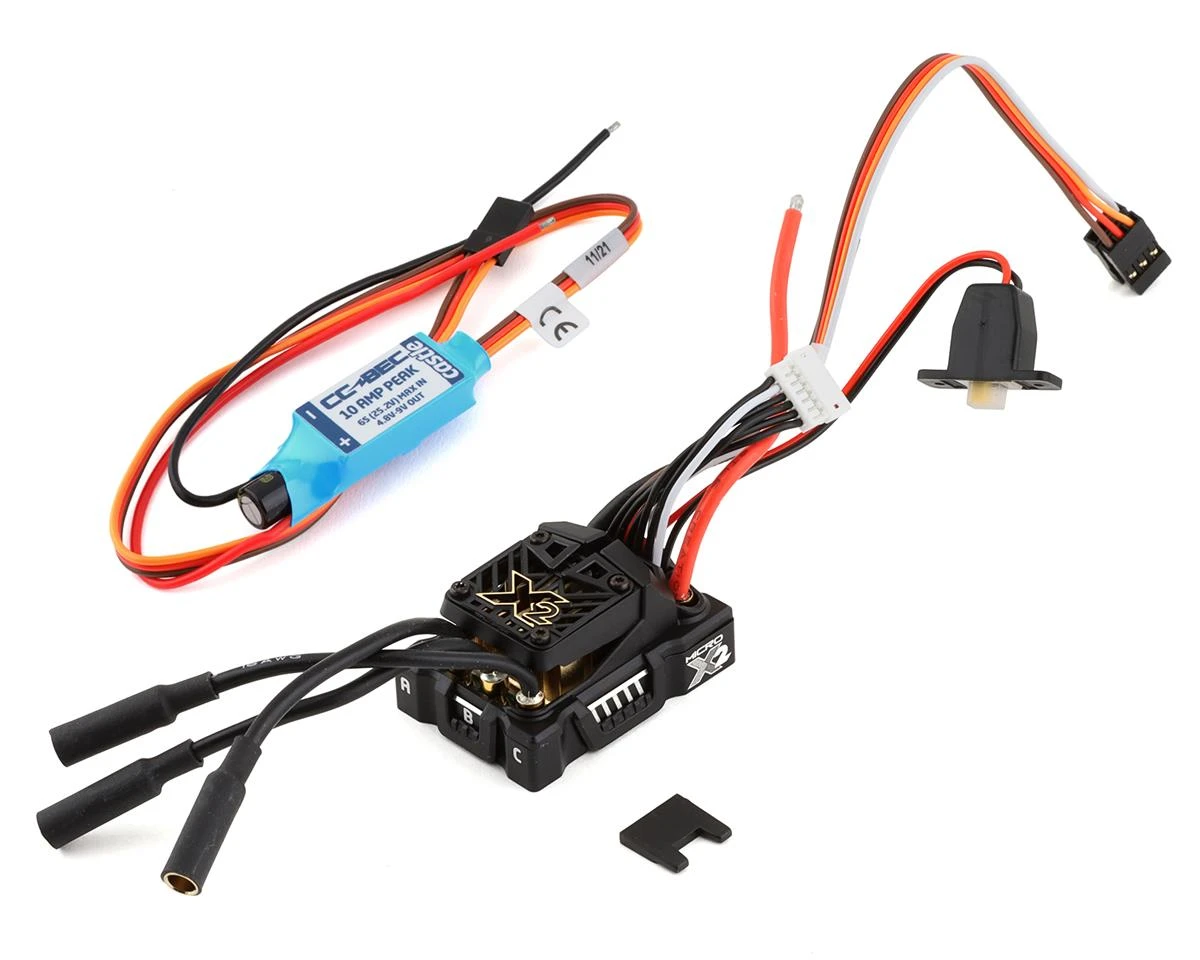 Castle Creations Mamba Micro X2 Waterproof 1/18th Scale Brushless ESC W/CSE010-0004-00 10A BEC 1 Castle Creations Mamba Micro X2 Waterproof 1/18th Scale Brushless ESC W/CSE010-0004-00 10A BEC