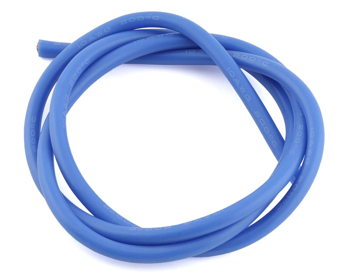 DragRace Concepts Silicone Wire (Blue) (1 Meter) (10AWG) 1 DragRace Concepts Silicone Wire (Blue) (1 Meter) (10AWG)