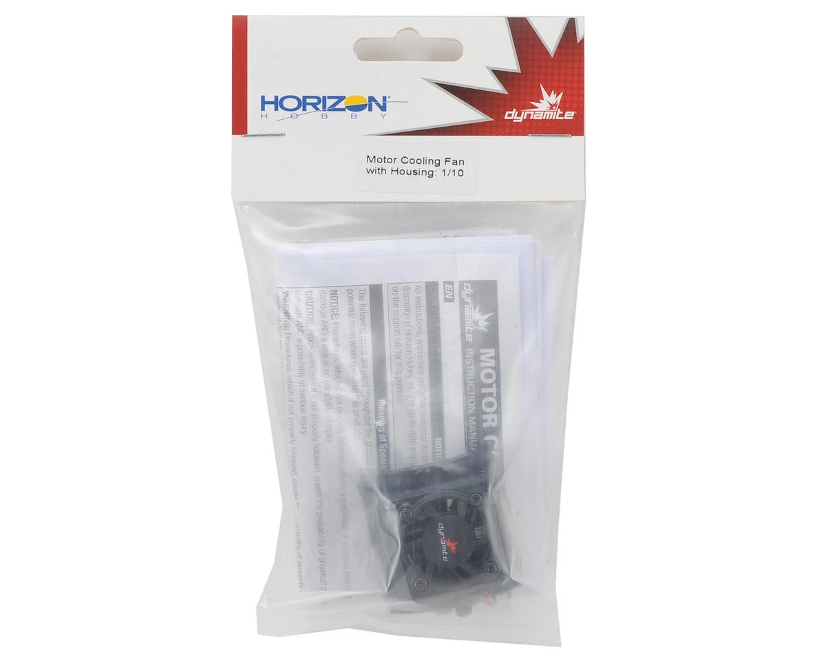 Dynamite 1/10th Scale Motor Fan Shroud W/Fan 2 Dynamite 1/10th Scale Motor Fan Shroud W/Fan - Image 2