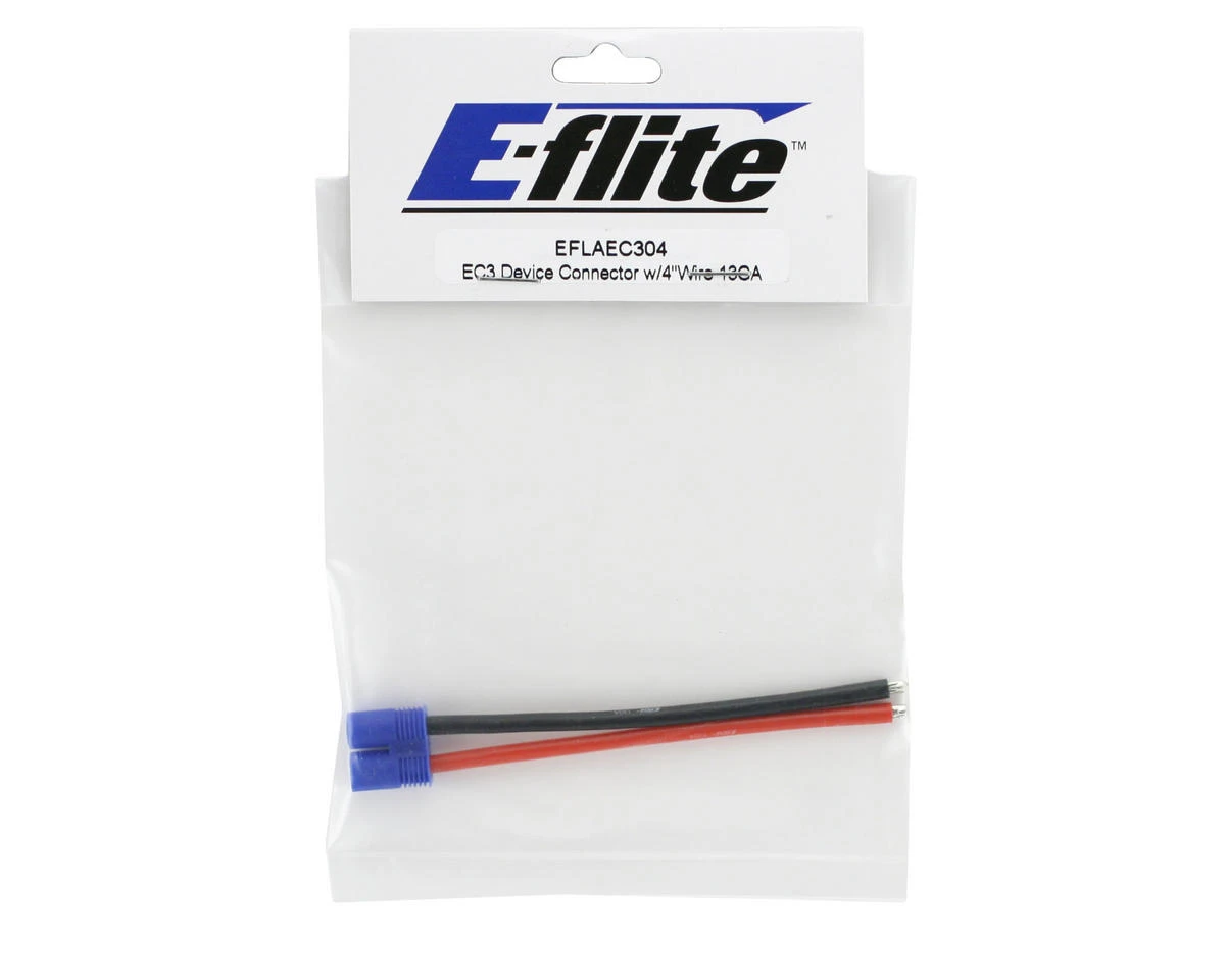 E-Flite EC3 Device Connector W/4" Wire (13GA) 2 E-Flite EC3 Device Connector W/4" Wire (13GA) - Image 2