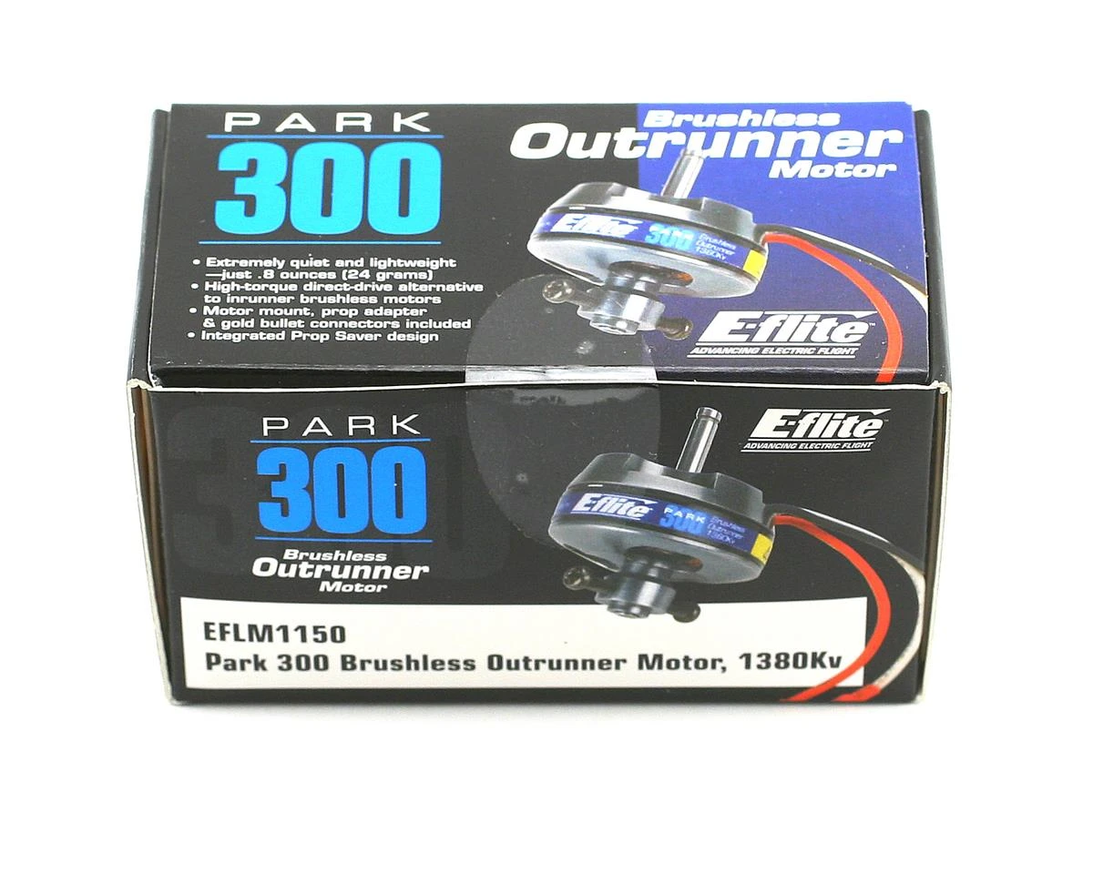 E-Flite Park 300 Brushless Outrunner Motor, 1380Kv: 2mm Bullet 3 E-Flite Park 300 Brushless Outrunner Motor, 1380Kv: 2mm Bullet - Image 3