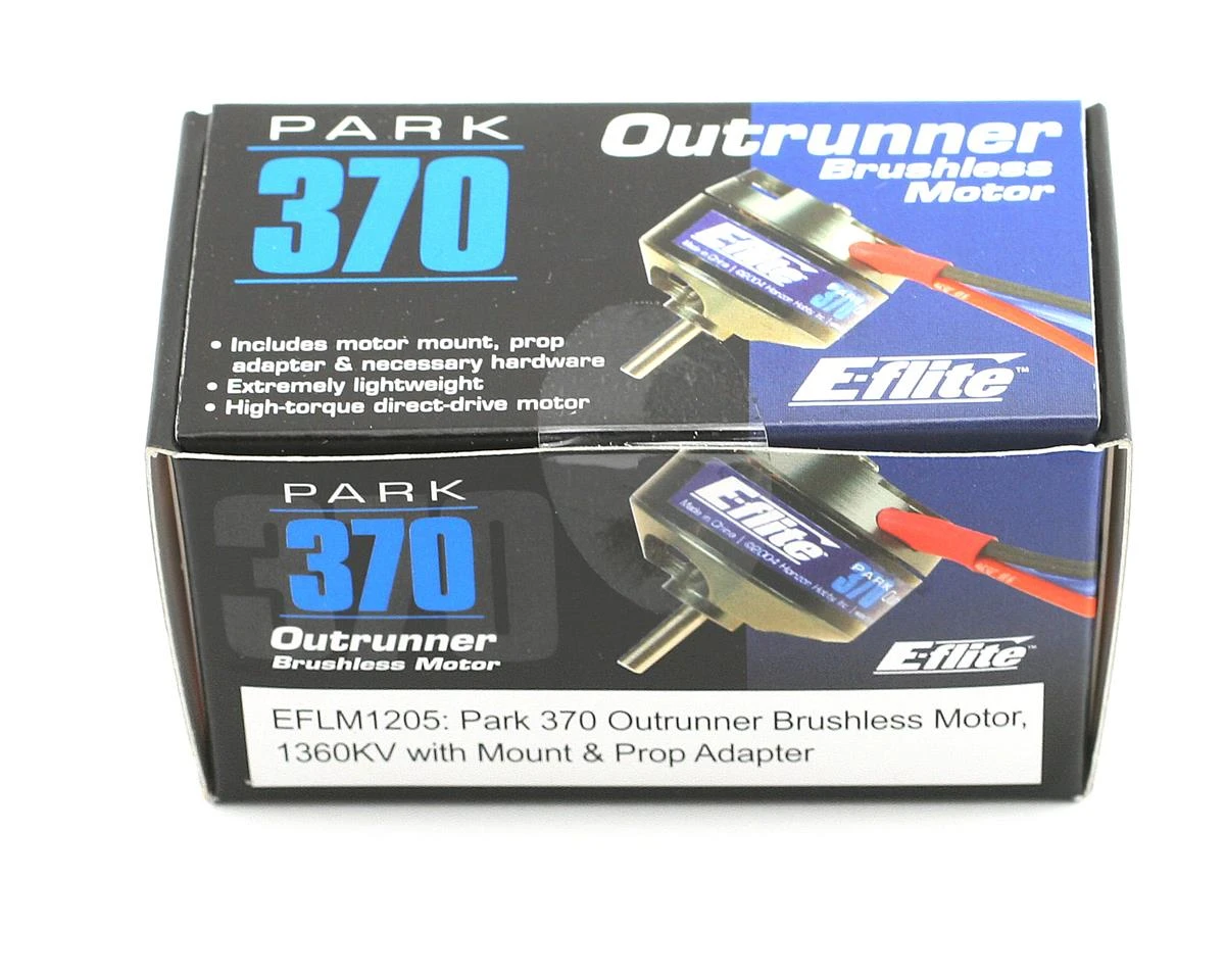 E-Flite Park 370 Brushless Outrunner Motor, 1360Kv: 3.5mm Bullet 3 E-Flite Park 370 Brushless Outrunner Motor, 1360Kv: 3.5mm Bullet - Image 3