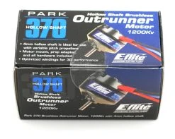E-Flite Park 370 BL Outrunner (1200kV) W/4mm Hollow Shaft -Furitek shop eflm1210hs 2
