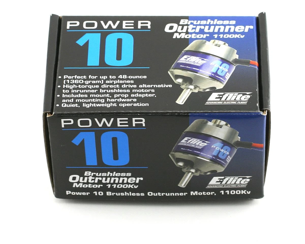 E-Flite Power 10 Brushless Outrunner Motor (1100Kv) (3.5mm Bullet) 3 E-Flite Power 10 Brushless Outrunner Motor (1100Kv) (3.5mm Bullet) - Image 3