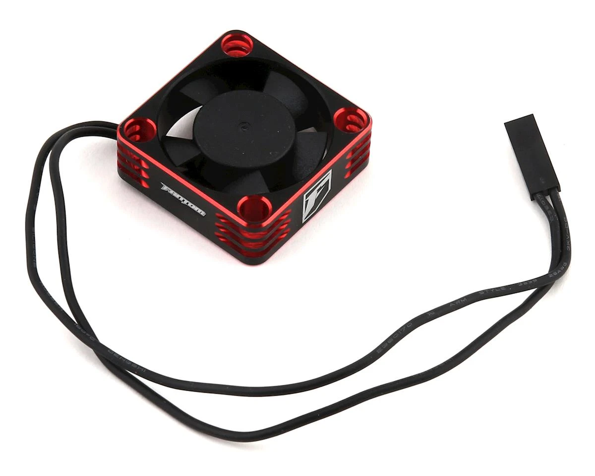 Fantom Aluminum Case 30mm Motor Fan (Black/Red) 1 Fantom Aluminum Case 30mm Motor Fan (Black/Red)