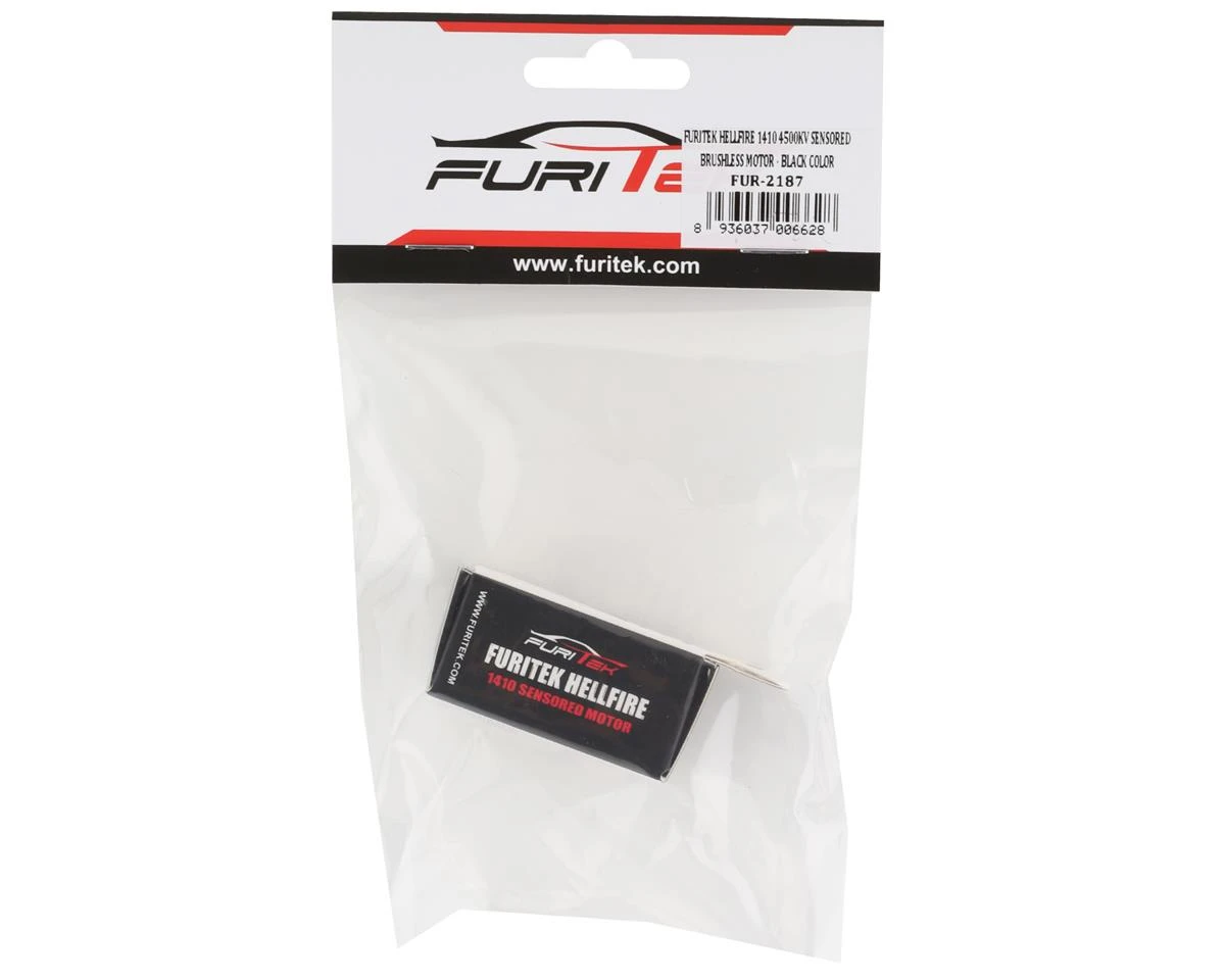 Furitek Hellfire 1410 4500kV Sensored Brushless Motor (Black) 2 Furitek Hellfire 1410 4500kV Sensored Brushless Motor (Black) - Image 2