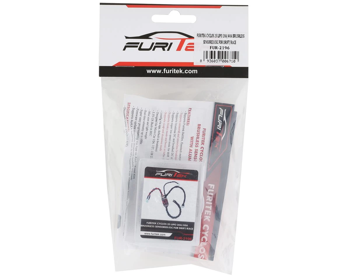 Furitek Cyclos 20A Sensored Brushless ESC 3 Furitek Cyclos 20A Sensored Brushless ESC - Image 3