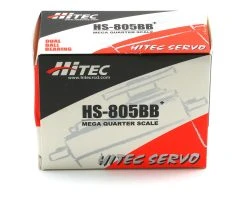 Hitec HS-805BB Mega 1/4 Scale Ball Bearing Servo -Furitek shop hrc31805s 2