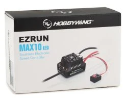 Alternative view of Hobbywing EZRun MAX10 G2 80 Amp Sensored Waterproof Brushless ESC