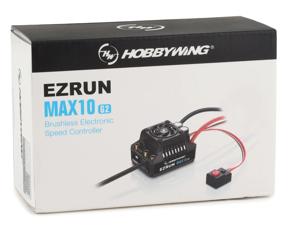 Hobbywing EZRun MAX10 G2 80 Amp Sensored Waterproof Brushless ESC 2 Hobbywing EZRun MAX10 G2 80 Amp Sensored Waterproof Brushless ESC - Image 2