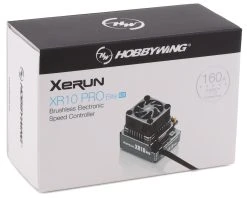 Hobbywing Xerun XR10 Pro G2S Elite 160A Sensored Brushless ESC (Midnight Silver) -Furitek shop hwa30112617 1