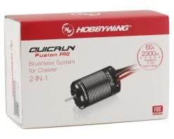 Hobbywing QuicRun Fusion Pro FOC 2-in-1 ESC & Motor System (2300Kv) -Furitek shop hwa30120402 2