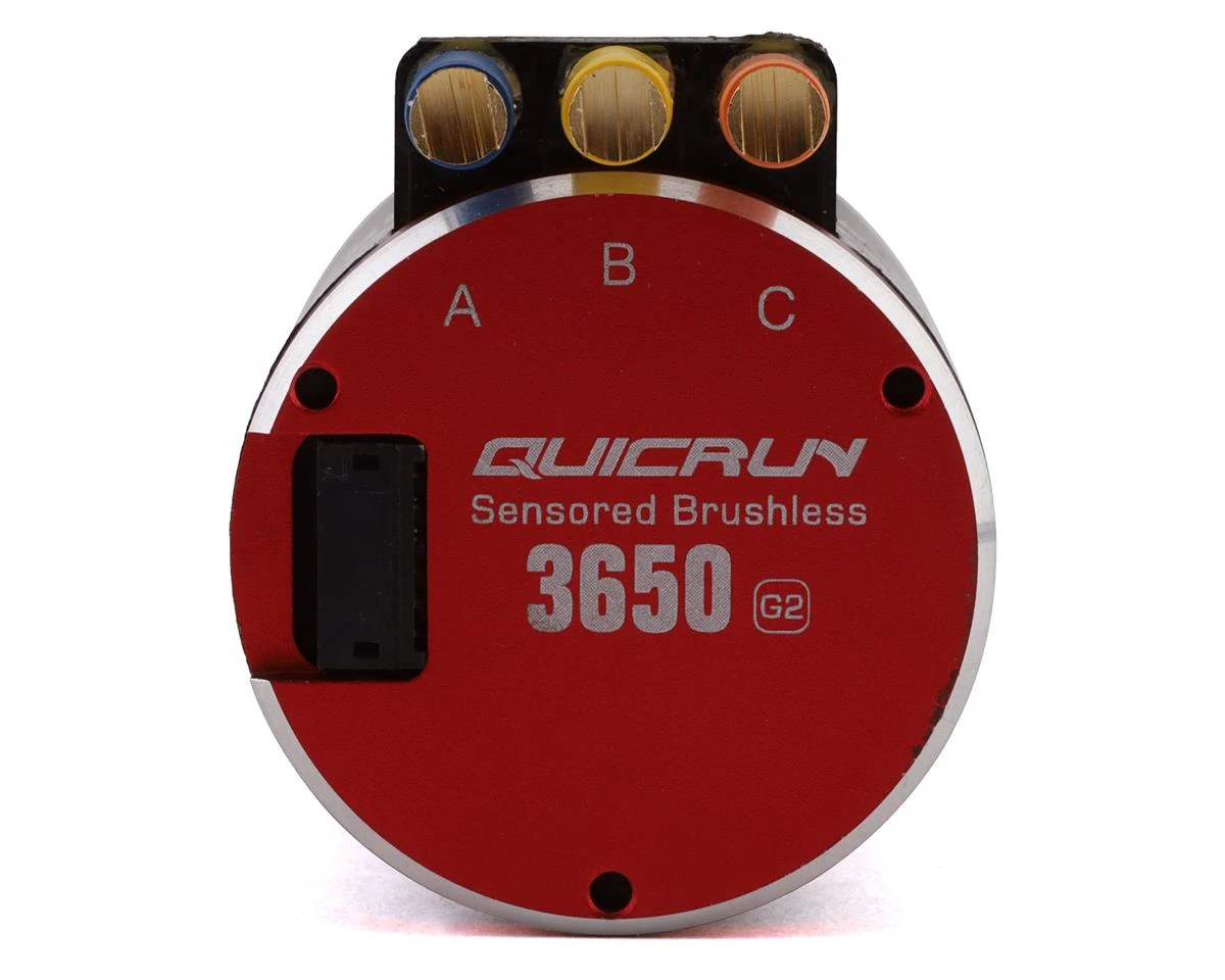 Hobbywing Quicrun 3650 G2 Sensored Brushless Motor (6.5T) 2 Hobbywing Quicrun 3650 G2 Sensored Brushless Motor (6.5T) - Image 2