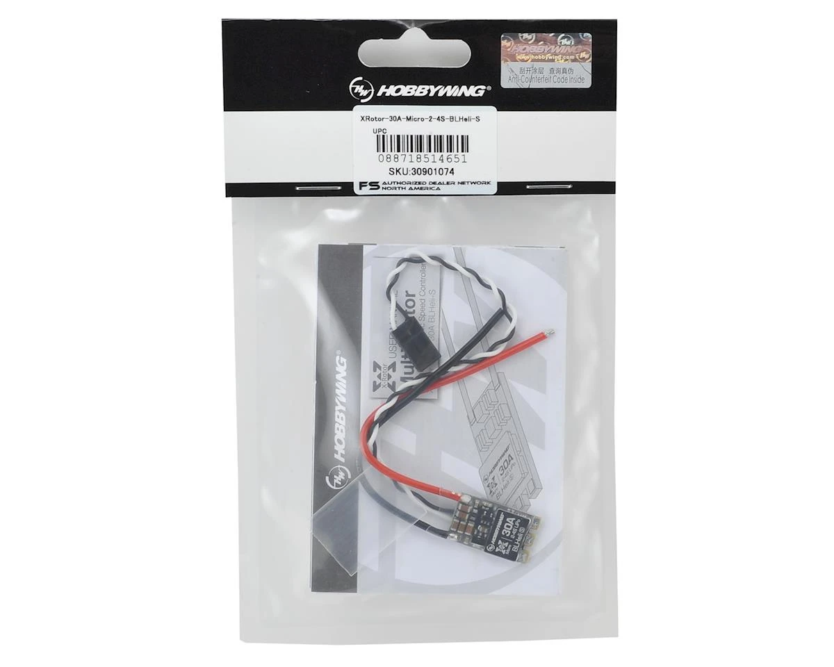 Hobbywing XRotor BLHeli_S 30 Amp Multi-Rotor Brushless ESC 2 Hobbywing XRotor BLHeli_S 30 Amp Multi-Rotor Brushless ESC - Image 2