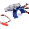 Team Integy Slash 4x4 Motor Heatsink W/Twin Fan (Blue)