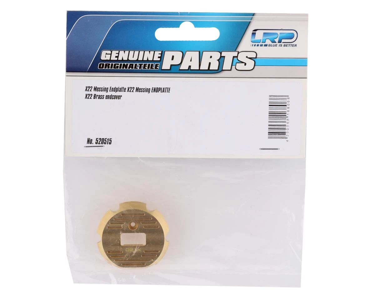LRP X22 Brass Endplate 2 LRP X22 Brass Endplate - Image 2
