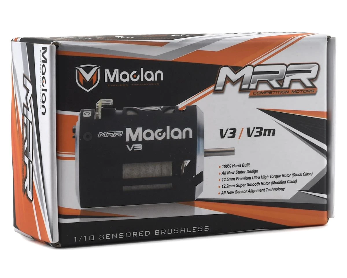 Maclan MRR V3 Competition Sensored Brushless Motor (17.5T) 2 Maclan MRR V3 Competition Sensored Brushless Motor (17.5T) - Image 2