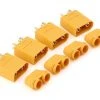 Maclan XT90 Connectors (4 Male) (Yellow)