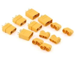 Maclan XT90 Connector (3 Female/3 Male) (Yellow)