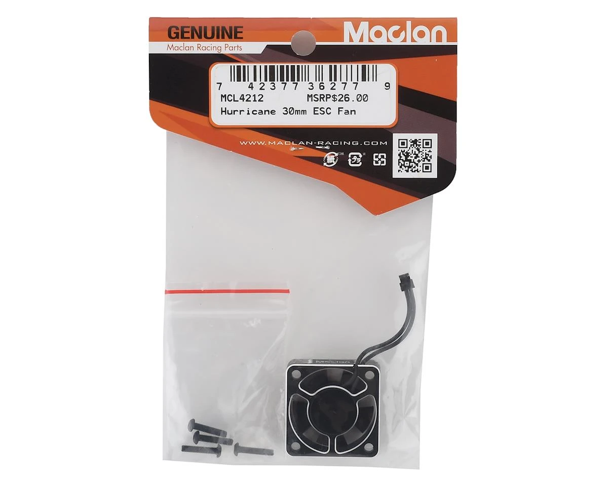 Maclan 30mm Aluminum Hurricane Series HV ESC Fan 2 Maclan 30mm Aluminum Hurricane Series HV ESC Fan - Image 2