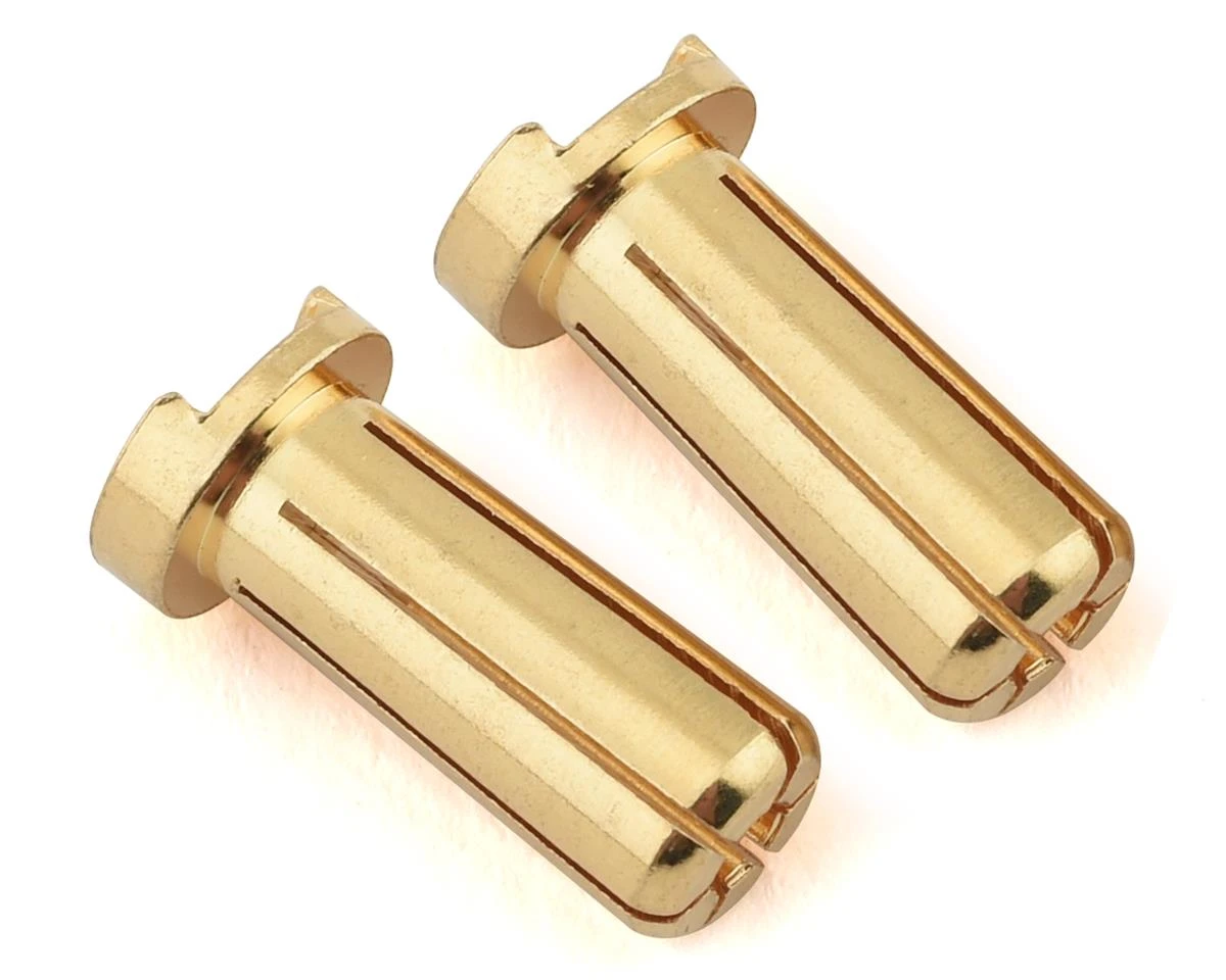 Maclan Max Current 5mm Low Profile Gold Bullet Connectors (2) 1 Maclan Max Current 5mm Low Profile Gold Bullet Connectors (2)