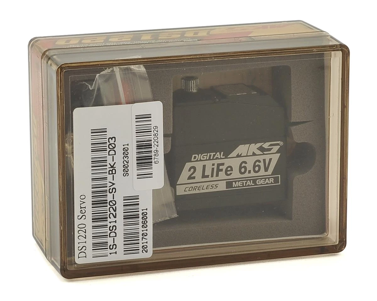 MKS Servos DS1220 Titanium Gear Ultra High Torque Standard Digital Servo 3 MKS Servos DS1220 Titanium Gear Ultra High Torque Standard Digital Servo - Image 3