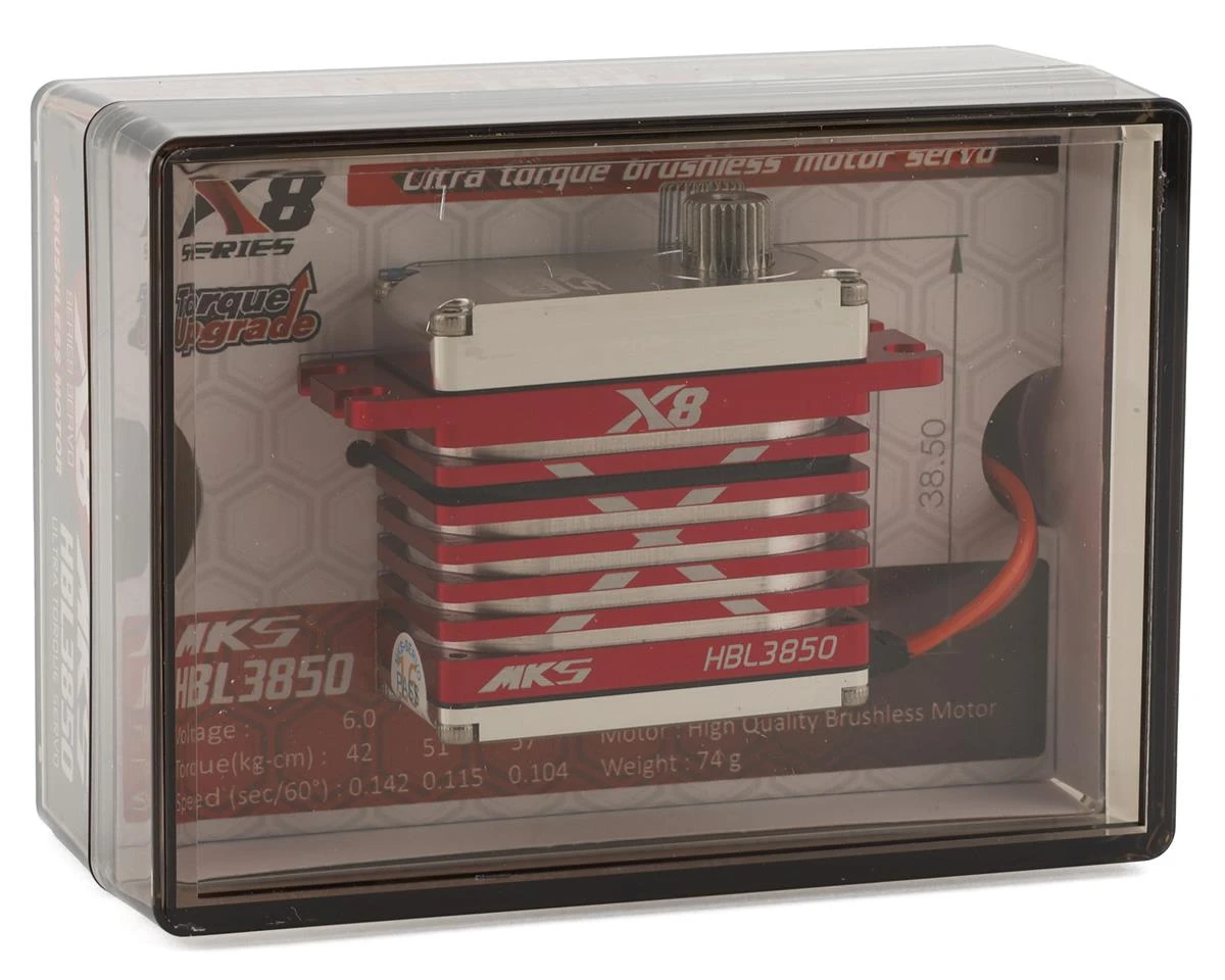 MKS Servos X8 HBL3850 Brushless Metal Gear High Torque Digital Servo 3 MKS Servos X8 HBL3850 Brushless Metal Gear High Torque Digital Servo - Image 3
