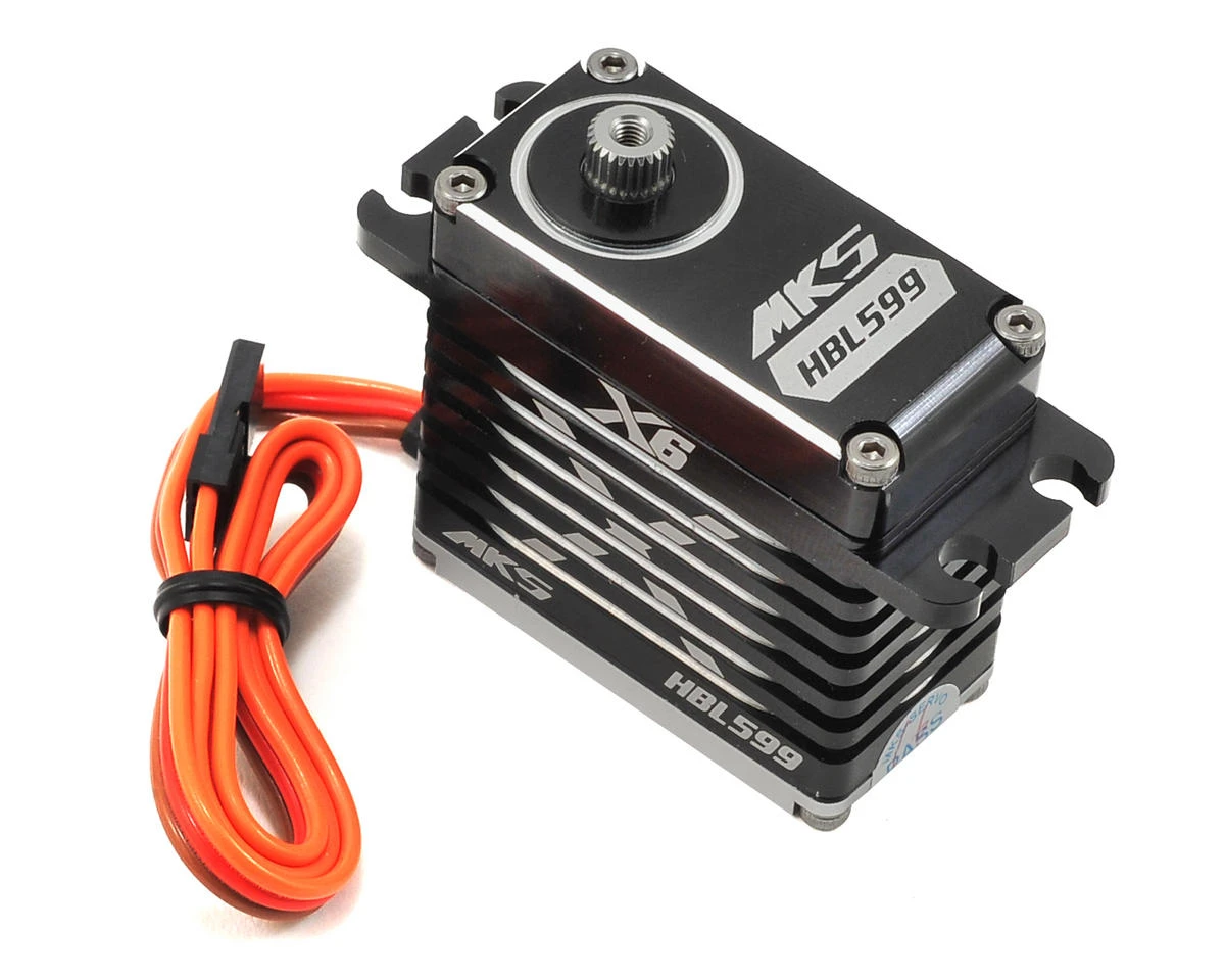 MKS Servos X6 HBL599 Brushless Titanium Gear High Torque Digital Servo (High Voltage) 1 MKS Servos X6 HBL599 Brushless Titanium Gear High Torque Digital Servo (High Voltage)