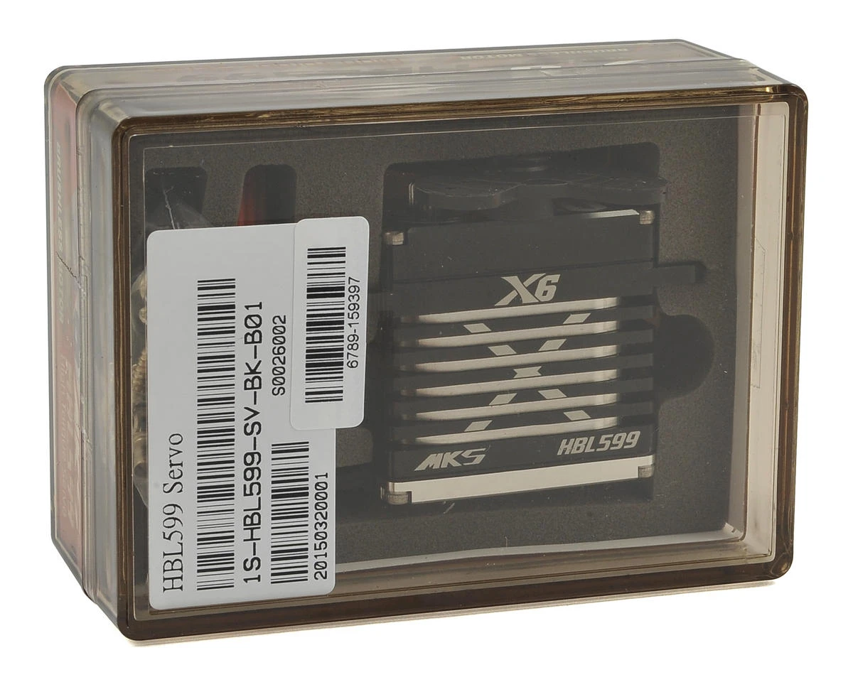 MKS Servos X6 HBL599 Brushless Titanium Gear High Torque Digital Servo (High Voltage) 3 MKS Servos X6 HBL599 Brushless Titanium Gear High Torque Digital Servo (High Voltage) - Image 3