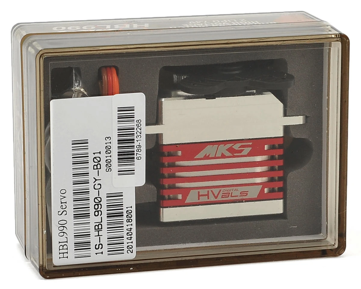 MKS Servos HBL990 Brushless Titanium Gear High Speed Digital Tail Servo (High Voltage) 3 MKS Servos HBL990 Brushless Titanium Gear High Speed Digital Tail Servo (High Voltage) - Image 3