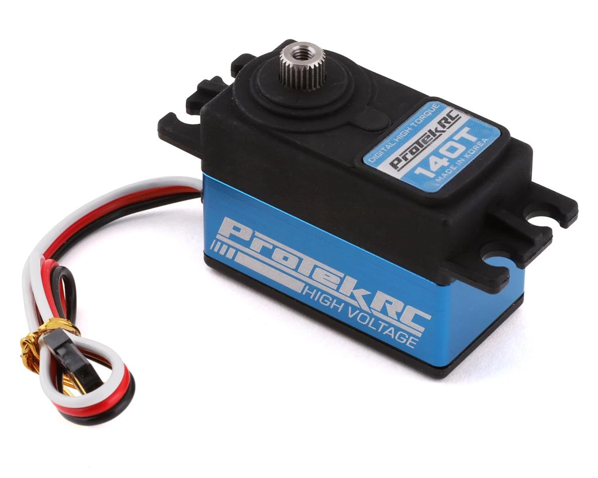Protek RC 140T Low Profile High Torque Metal Gear Servo (High Voltage) 1 Protek RC 140T Low Profile High Torque Metal Gear Servo (High Voltage)