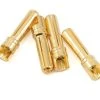 Protek RC 4.0mm "Super Bullet" Solid Gold Connectors (4 Male)
