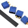 Protek RC 4.5mm "TruCurrent" XT90 Polarized Device Connectors (4 Male)