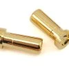 Protek RC Low Profile 5mm "Super Bullet" Solid Gold Connectors (2 Male)