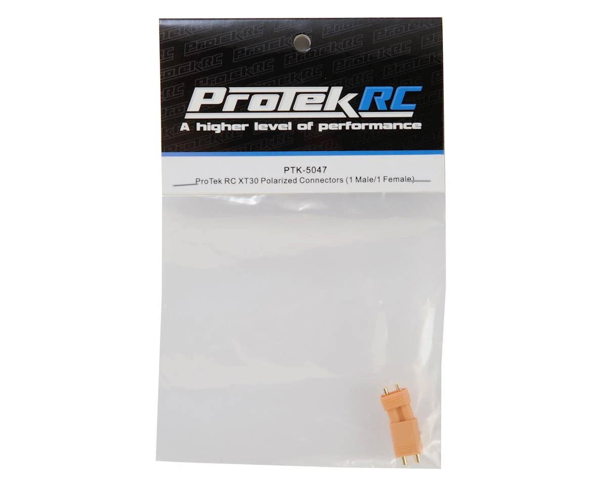 Protek RC XT30 Polarized Connectors (1 Male/1 Female) 2 Protek RC XT30 Polarized Connectors (1 Male/1 Female) - Image 2