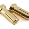 Ruddog 5mm Gold Male Bullet Plug (2) (14mm Long)