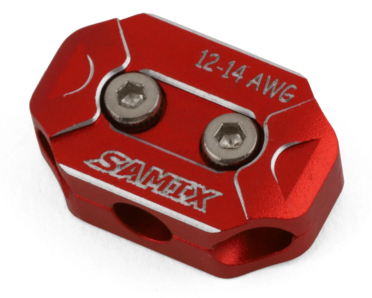 Samix 12-14AWG Motor Wire Organizer Clamp (Red) 1 Samix 12-14AWG Motor Wire Organizer Clamp (Red)