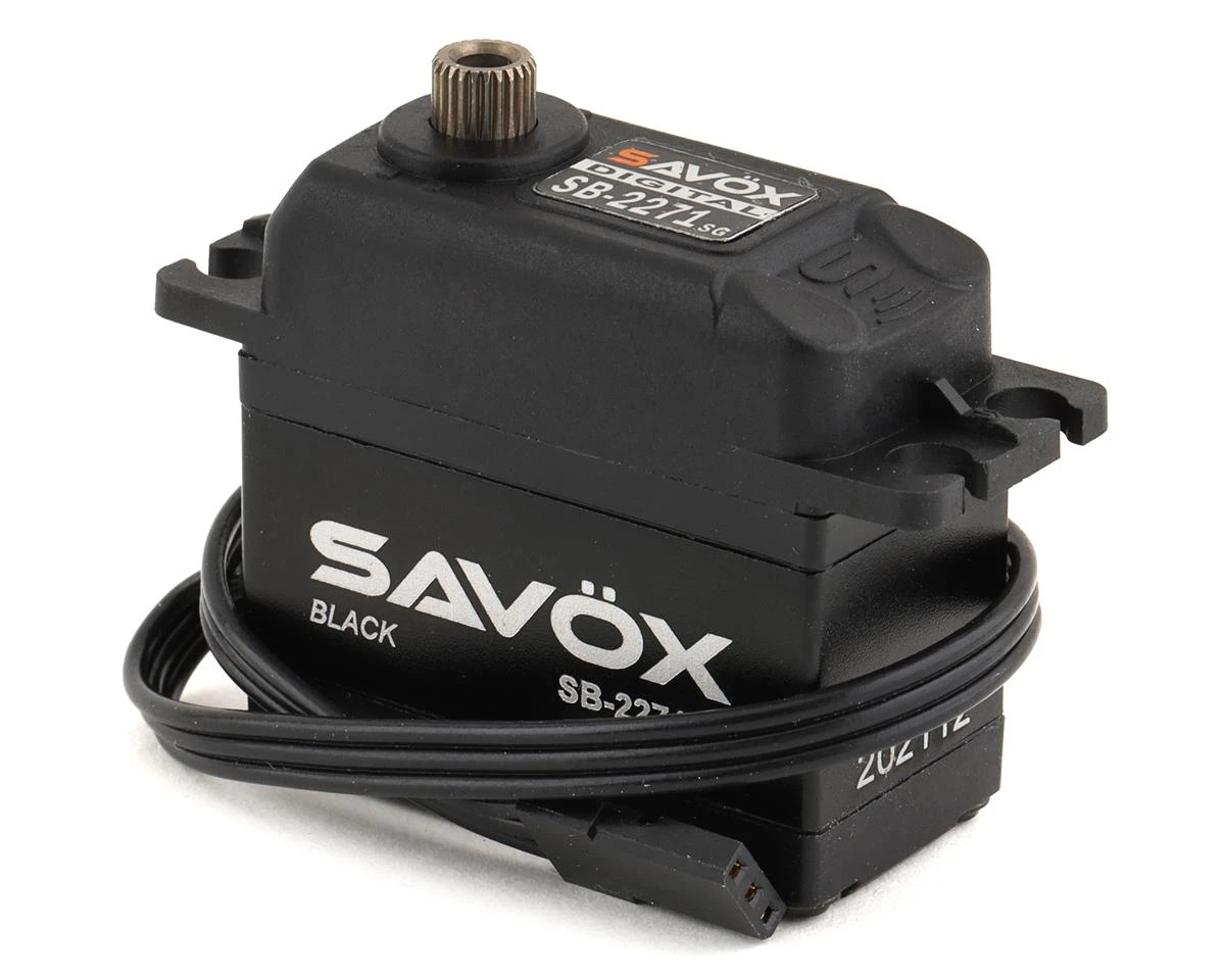 Savox SB-2271SG "High Speed" Black Edition Brushless Steel Gear Digital Servo (High Voltage) 1 Savox SB-2271SG "High Speed" Black Edition Brushless Steel Gear Digital Servo (High Voltage)
