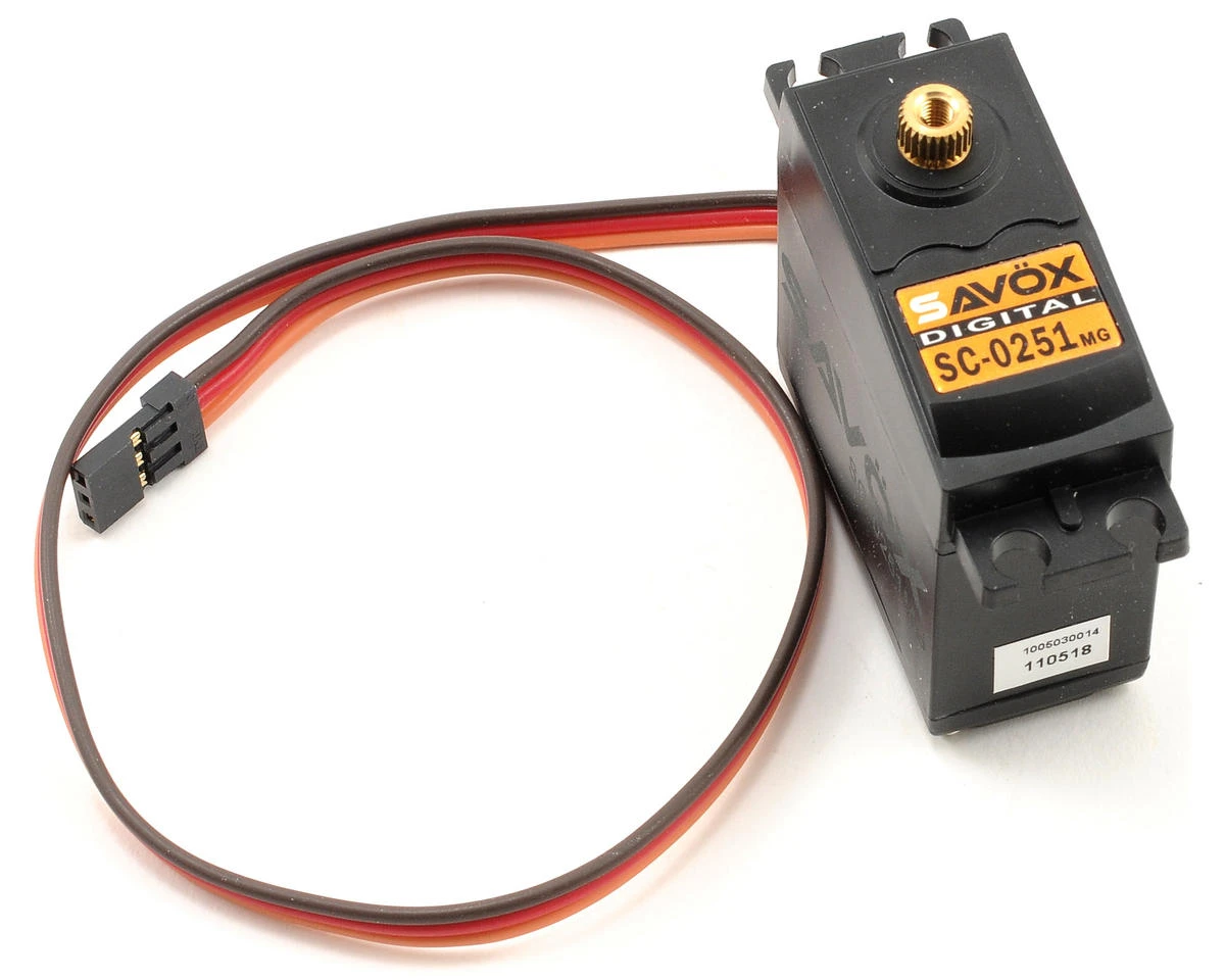Savox SC-0251 "Larger Standard" Digital High Torque Metal Gear Servo 1 Savox SC-0251 "Larger Standard" Digital High Torque Metal Gear Servo